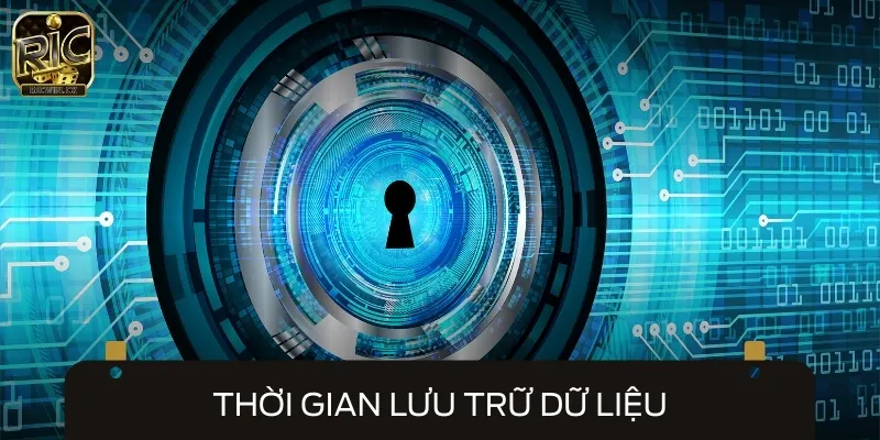 Thời gian hệ thống lưu trữ dữ liệu và thông tin của người dùng