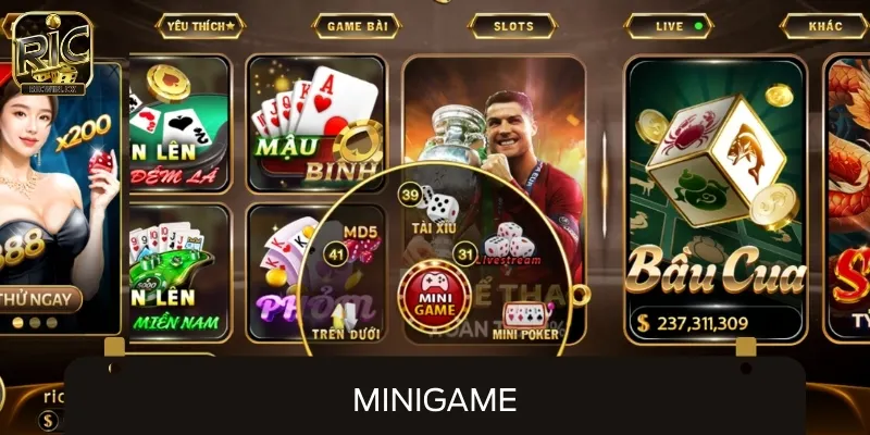 Minigame là sản phẩm được cổng game giới thiệu và cho ra mắt từ rất lâu