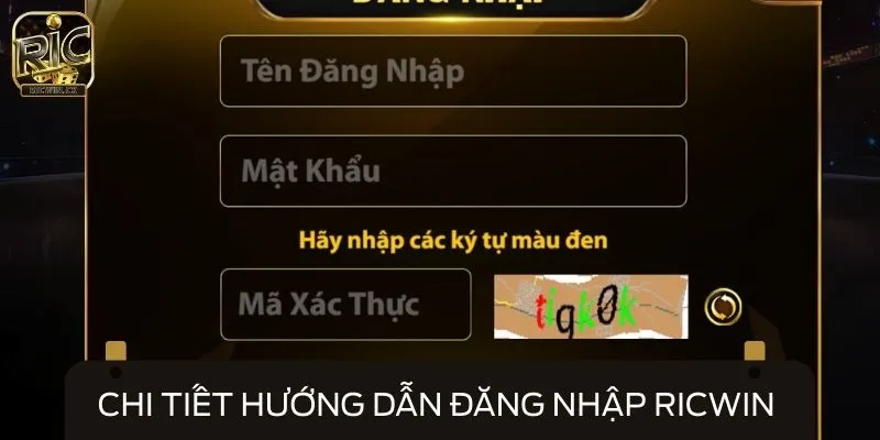 Chi tiết hướng dẫn đăng nhập RICWIN qua 3 bước