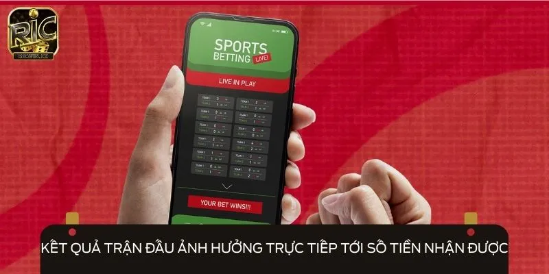 Dựa vào kết quả trận để áp dụng cách tính tiền cá độ bóng đá phù hợp